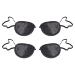 Single eye mask 4 pieces of cosplay eye mask pirate-eye mask adjustable band length stretchy and comfortable for children and adults suitable for amblyopia and lazy eyes elastic eye flap