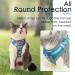 Thinkpet No-Pull Dog Harness & Leash Set - Adjustable Breathable Reflective Safety Harness for Small Medium & Large Dogs - Camouflage Blue (1 Pack) - Buy Online on GoSupps.com