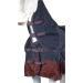 RL24 Weiddecke Full Neck 600D Waterproof Horse Blanket | Transition Rain Sheet | Polarfleece Lining | Size 145 cm Navy/Brown - Buy Online on GoSupps.com