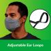 3M Daily Face Mask 5 Pack Gray - Reusable Washable Lightweight Cotton Fabric with Adjustable Ear Loops - Buy Online on GoSupps.com
