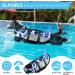 Alagirls Blue Camo Dog Life Jacket - XS (33-43cm) | Swimming Vest for Dogs | Secure & Stylish Pet Safety Gear - Buy Online on GoSupps.com