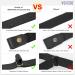No Buckle Stretch Belt for Women and Men - 72 Inch Elastic Waist Belt (2 Pack) - Perfect for Jeans - Size 31-50 - Buy Online on GoSupps.com