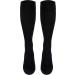 Truform Travel Compression Socks for Men & Women - 15-20 mmHg Knee High Black Large (1 Pair) - Optimal Comfort for International Shipping - Buy Online on GoSupps.com