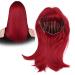 Buy Long Red Straight Wig with Bangs - Heat-Resistant 52cm Fiber Hair for Women | International Shipping - Buy Online on GoSupps.com