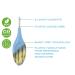 Biobased-Plastic Smart Grip Interdental Brush - Blue ISO Size 4 0.70 mm Wire 24 Brushes per Bag with Protective Caps | Eco-Friendly Dental Care - Buy Online on GoSupps.com
