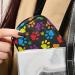Travel Pill Organizer | Small 7 Day Pill Box | Weekly Vitamin Medicine Holder | Cute Colorful Paw Print Design - Buy Online on GoSupps.com