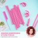 30PCS 9.45 Flexible Curling Rods Hair Curlers Set with Steel Rat Tail Comb - Buy Online on GoSupps.com