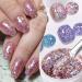Glitter Gel Manicure Kit 8 Glitter Colors for Nail Care Manicure and Pedicure Creation for Women - Buy Online on GoSupps.com