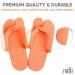 Disposable Pedicure Slippers - 24 Pairs Anti-Slip EVA Foam Flip Flops | Comfortable Spa & Nail Salon Wear in Fun Colors - Buy Online on GoSupps.com