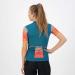 Shop Rogelli Waves Women's Short Sleeve Cycling Jersey - Breathable Road Bike Shirt in Light Blue & Coral - Buy Online on GoSupps.com