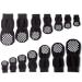 AKOPAWON Anti-Slip Socks for Dogs & Cats - 4-Piece Paw Protection Rubber Reinforcement Sizes S-5XL for Pets 1-36kg+ - W-Black 3XL - Buy Online on GoSupps.com