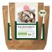 Farm bread organic baking mix - bread baking mix for sourdough bread - Baking bread with sourdough bread baking makers suitable - Bake with love - (3 -pack) 430 g (3 Series)