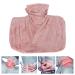 1500ml Hot Water Bottle with Gift Ribbon - Large Capacity Removable Injection Ideal for Cramps Neck & Shoulders Relief - Pink - Buy Online on GoSupps.com