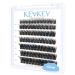 Lash Clusters 84 Pcs Cluster Lashes Eyelash Clusters DIY Cluster Eyelash Extensions Individual Lashes that Look Like Eyelash Extensions Natural Look Thin Band & Soft (Cirrus D-14) D-14mm Cirrus