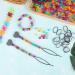 1602pcs Hair Braids Kit: Glitter Pony Beads, Elastic Bands, Quick Beaders - Glitter-Pink - Buy Online on GoSupps.com