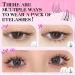 Wiwoseo Natural Lash Clusters - C Curl Individual Eyelash Extensions (9-11MM) for DIY Beginners - Clear Band Black Wispy Lashes - Buy Online on GoSupps.com