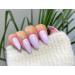 TEN NAILS 24pcs Stiletto False Nails Almond Fake Nails Acrylic Long Tips 12 Sizes with Glue (Lilac) - Buy Online on GoSupps.com