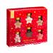 Hot Chocolate Kit Gifts Set | 6 Selection of Flavoured Chocolate in Star Shaped Jars | Peppermint | Milk Hot Choc White Hot Choc Orange Hot Choc Mini Mallows Chocolate & Peppermint Sprinklers