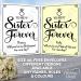 Funny Bridesmaid Proposal Cards - A6 Size | Will You Be My Maid Matron Flower Girl Usher Page Boy - Sister Forever Power Paper 280 G/M  - Buy Online on GoSupps.com
