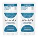 Schmidt's Aluminum Free Natural Deodorant For Women And Men & 100% Natural Origin Ingredient Deodorant Stick Fresh Rain & Birch 2 Count - Buy Online on GoSupps.com