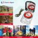 Sighting Compass Mirror Adjustable Declination - Boy Scout Compass Survival Camping | Base Plate Compass Kids Navigation | Orienteering Compass Hiking Map Read Military Compass Backpacking Clinometers Red - Buy Online on GoSupps.com