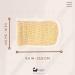 Eco Bath London Bamboo & Sisal Massage Glove | Exfoliating & Cleansing | Soft Natural Fibres for Spa-like Care - Buy Online on GoSupps.com