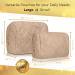 Large Camel Brown Makeup Bag - Stylish Zippered Organizer for Women & Girls | Versatile Travel Pouch with Multiple Compartments - Buy Online on GoSupps.com
