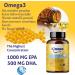 OMEGA 3 2000 Mg | EPA 1000 Mg | DHA 500 Mg | 120 Capsules | Wild Fish | Heavy Metal Free) | Molecular Distilled Oil | Ultra Pure | Heart Health & Immune System - Buy Online on GoSupps.com