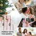 Heated Eyelash Curlers - Safe Silicone Pad Long Battery Life Stylish Sakura Pink/Champagne Gold | X8-132MM - Buy Online on GoSupps.com