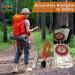 Outdoor Guardian Luminous Orienteering Compass with Survival Whistle - Multifunction Baseplate Sighting Hiking LED Light  Adjustable Declination  & Clinometer for Hiking/Camping/Orienteering  Black - Buy Online on GoSupps.com