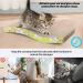 Primepets Cat Scratching Pads with Catnip - Corrugated Cardboard Cat Scratcher for Indoor Cats - Wave Shaped Reversible Board - Furniture Protector - Large - 1 pack - Buy Online on GoSupps.com