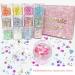 Shop Lynlon 12 Colors Glitter Face & Body Sequins - Festival Makeup Hair Nail DIY Epoxy Resin & Halloween Sparkle - Buy Online on GoSupps.com