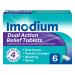 Imodium Dual Action Relief from Diarrhoea Plus Painful Cramping Bloating Wind Blue 6 Tablets (Pack of 1)