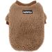 Zunea Winter Coat for Small Dogs - Fleece Warm Dog Sweater & Jacket for Puppies Chihuahuas Cats - Stylish Brown XX-Large (1 Pack) - Buy Online on GoSupps.com