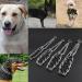 Metal Choke Chain for Dog BAIYSFFG Durable Thick Prong Collars for Pet Outdoor Training Anti Bark Collars for Dogs Small Medium Large Puppy Adjustable Silver Necklace Dog Chain Collar(L) - Buy Online on GoSupps.com