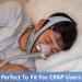 Adjustable Breathable Anti Snoring Chin Strap - Stop Snoring & Improve Sleep Quality - Snore Reducing Aid - Black - Buy Online on GoSupps.com