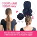 ABAMERICA Navy Working Cap with Button for Long Hair - Adjustable Ponytail Hat for Women - Buy Online on GoSupps.com