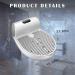 WEVRMQDY Portable Body Dryer-Quick-Drying Full Body Dryer for Shower Skin Heater Blow Blowdryers Body Heater Blow Dryer for Bathroom Gym and Spa Use with Weight Scale (Without Weight Scale) - Buy Online on GoSupps.com