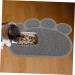 POPETPOP non pet mat litter mat raised cat pad cat mat cats pet crate mat non stick food pad cat rug cat feeding mat Water Feeding cat pad cat deterrent for counters indoor food mat pvc Grey 40x30cm - Buy Online on GoSupps.com