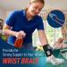 Wrist Brace Carpal Tunnel Night Support + Hot/Cold Pack - Adjustable Straps for Tendinitis & Arthritis Pain Relief - Right Hand Medium/Large - Men & Women - 1 Pack - Buy Online on GoSupps.com