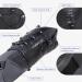 Lixada 10L Large Capacity Waterproof Bike Saddle Bag | Black Polyester | Cycling Tail Storage Pack for Mountain/ Road/ MTB Bicycles - Buy Online on GoSupps.com