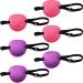 6 Pieces Eye Patch Single Eye Mask in 2 Colors, Various Elastic Eye Patch Adjustable Eye Patch Lazy Eye Patches with Buckle for Adult and Kid (Rose Red and Purple)