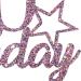 Purple Glitter Happy 11th Birthday Cake Topper with Cupcake Toppers - 11th Birthday Cupcake Decoration 11th Birthday Cake Decor for Boys or Girls (11th) - Buy Online on GoSupps.com