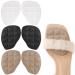 3 Pairs High Heels Ball of Foot Cushions Metatarsal Pads Women Anti Slip Shoe Insert Pads Self Adhesive Inside Shoes Grip Liners for Stop Feet from Sliding Forward Relax Loose Shoe Makeup Brush