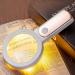 Magnifying Glass 18LED Lighting Magnifying Glass Magnifying Glass 30X Hand-held Large Magnifying Glass Magnifier