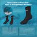 Hevto Diving Fins Socks 3/5mm Neoprene GBS | Sand Proof Beach Swim Socks | XS-3mm - Buy Online on GoSupps.com
