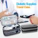 Luxja Insulin Diabetic Bag - Double Layer Pocket for Blood Sugar Devices & Accessories (Gray Version 2) - Buy Online on GoSupps.com