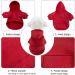Small Dog Hoodies Clothes Cotton Warm Puppy Clothes Pullover Sof Puppy Kittens Cotton Hoodies Coat Pet Hooded Clothes for Small Dog Cat Winter Sweatshirt (L Red) L Red - Buy Online on GoSupps.com
