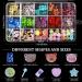 3D Mix Assorted Color Nail Charms Acrylic Multi Cute Nail Art Charms Hollow Candy Jewelry Nail Supplies for Nail Art Design DIY Crafts Accessories (Colorful Bear) - Buy Online on GoSupps.com