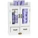 Brubaker Cosmetics 2-in-1 Care Set - Lavender & Aloe Vera - 15-Part Ladies Shower & Swimming Beauty Gift Set with Decorative Wooden Cabinet - Buy Online on GoSupps.com